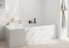 Hansgrohe Tecturis E 3-otworowa, jednouchwytowa bateria na brzeg wanny z sBox, element zewnętrzny czarny mat 73443670